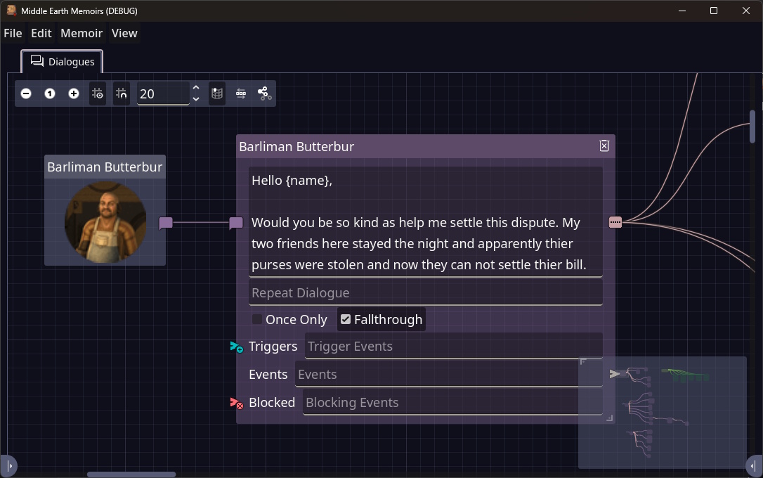 Middle Earth Memoirs Editor