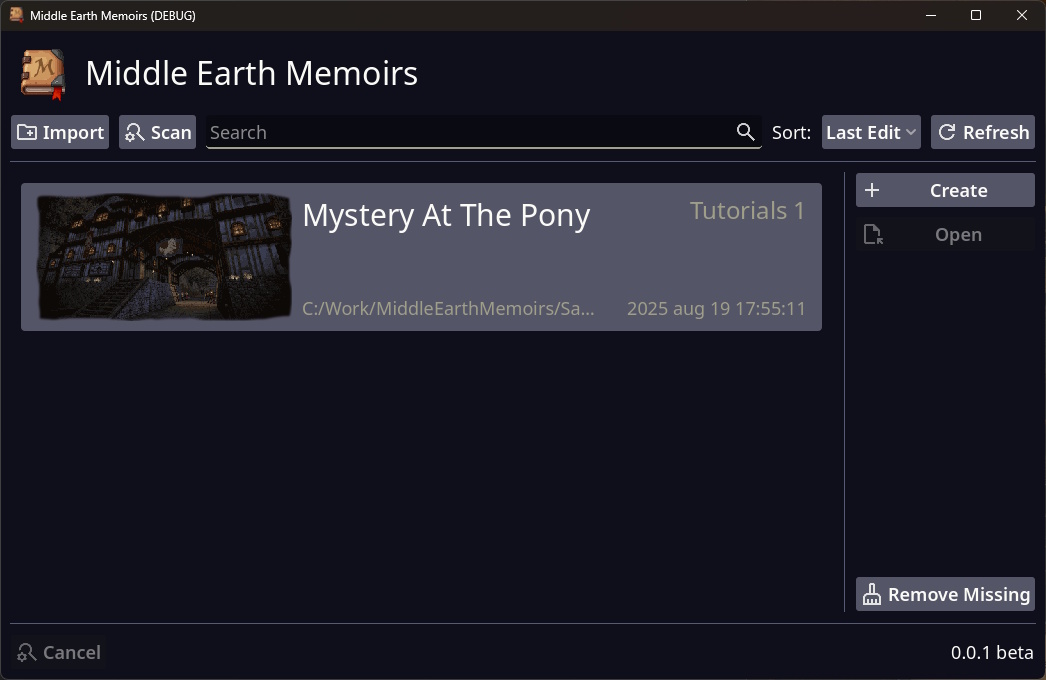 Project Select Project Select