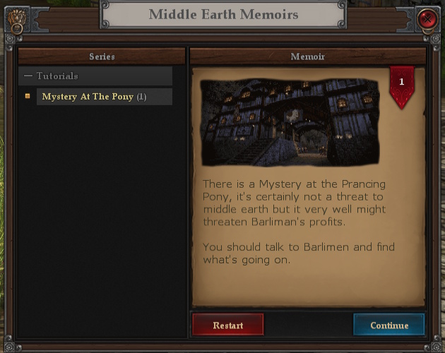 Middle Earth Memoirs Plugin